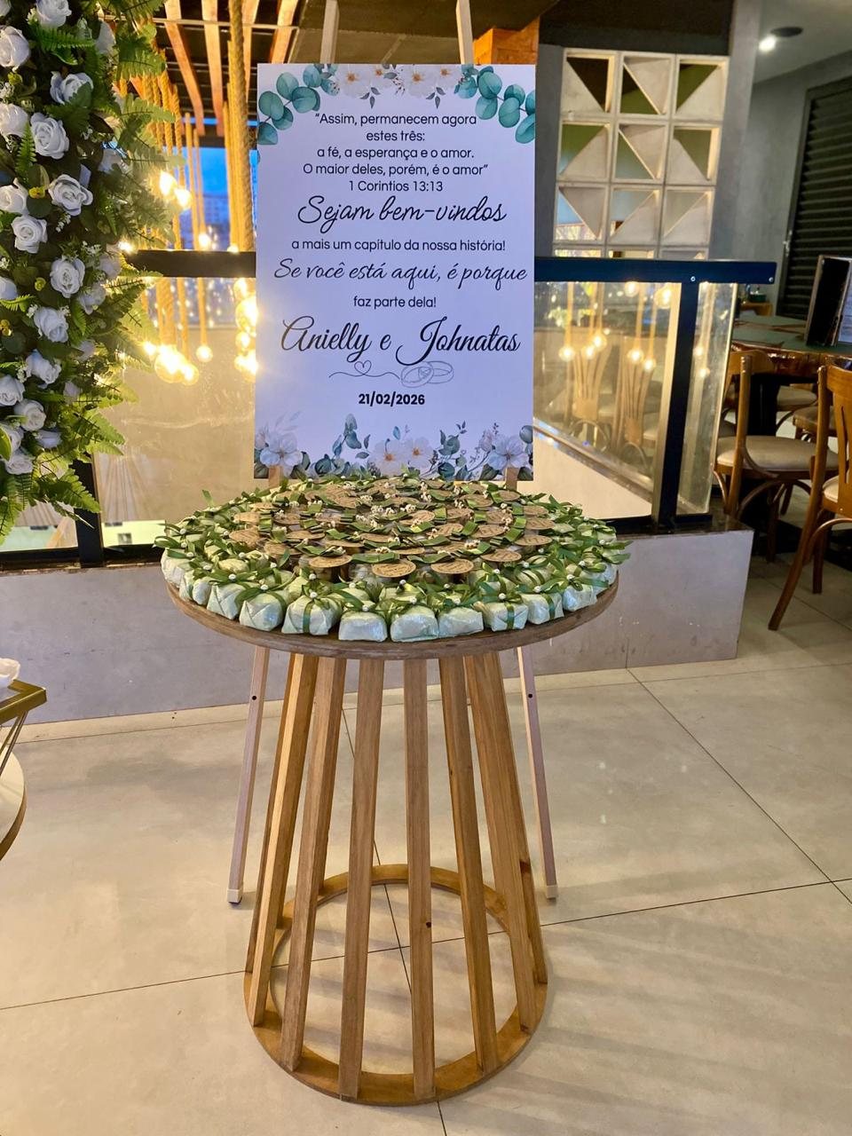 Decoração de casamento com lembrancinhas